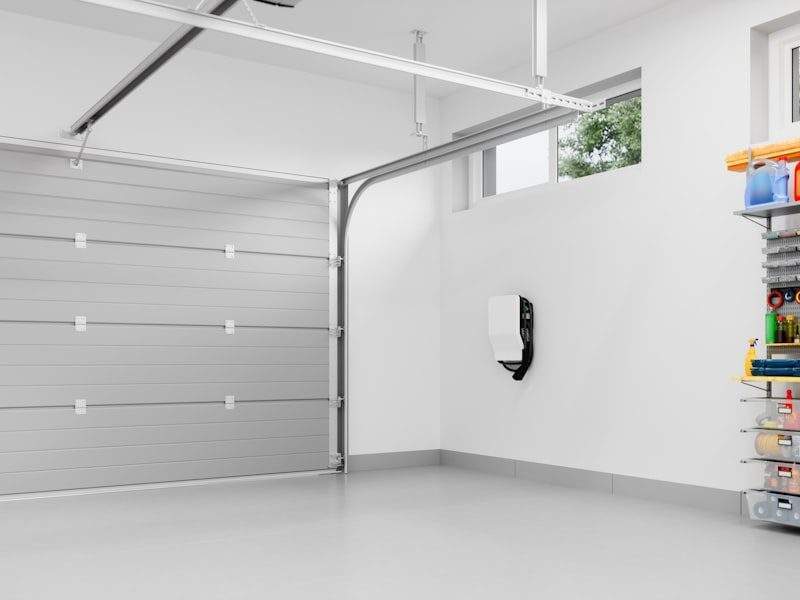 Clean garage after cleanout in Scottsdale, AZ